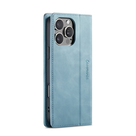 iPhone 16 Pro Max - Aqua Blue - Book Case