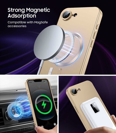 iPhone 16e - MagSafe Matte TPU - Goud