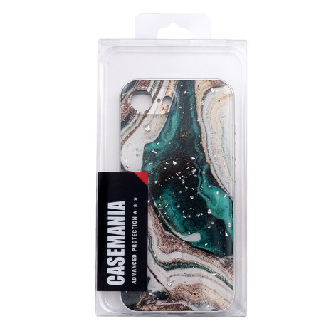 iPhone 16e - Groen - Marmer MagSafe Back Cover