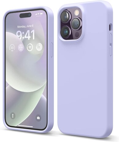 iPhone 14 Pro - Liquid Back Cover - Paars