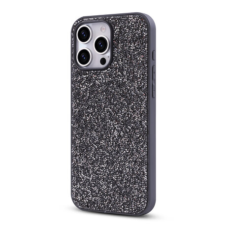 iPhone 16 Pro - Diamant Glitter - Zilver