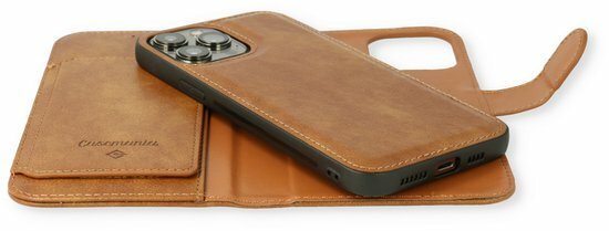 iPhone 11 Bruin - 2 in 1 HQ Book Case met Extra Vakken