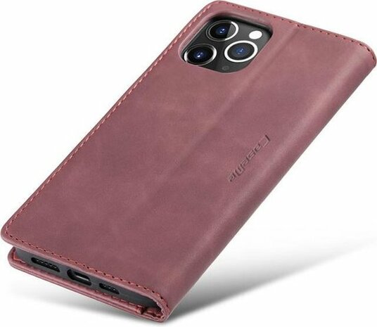 iPhone 12 Mini Bordeaux Red - Book Case
