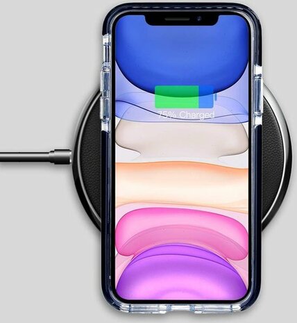 iPhone 11 - Crystal Back Cover - Zwart