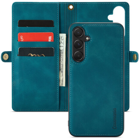 Samsung A56 - Emerald Green - 2 in 1 Book met Extra Vakken