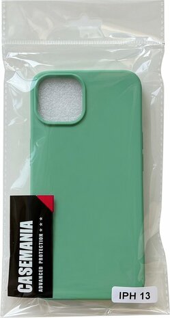 iPhone 13 - HQ TPU Back Cover - Licht Groen