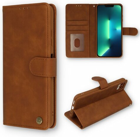 iPhone SE 2022 Sienna Brown - HQ Book Case