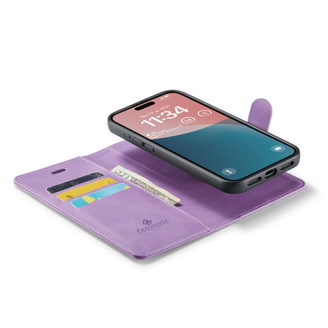 iPhone 16 Plus - Bright Lila - 2 in 1 Book Case