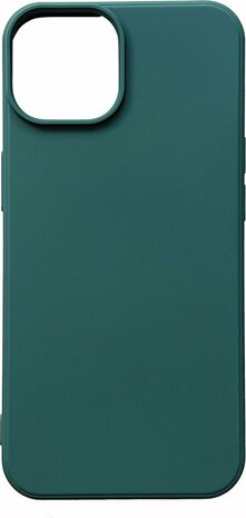iPhone 14 Plus - Microfiber Back Cover - Donker Groen