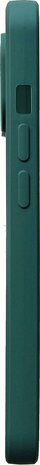 iPhone 14 Plus - Microfiber Back Cover - Donker Groen