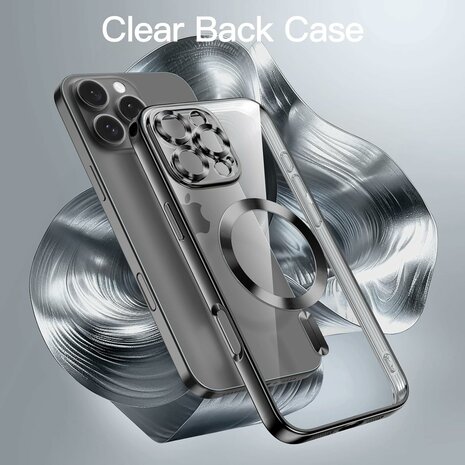 iPhone 16 Pro - Zwart - Siliconen MagSafe Back Cover