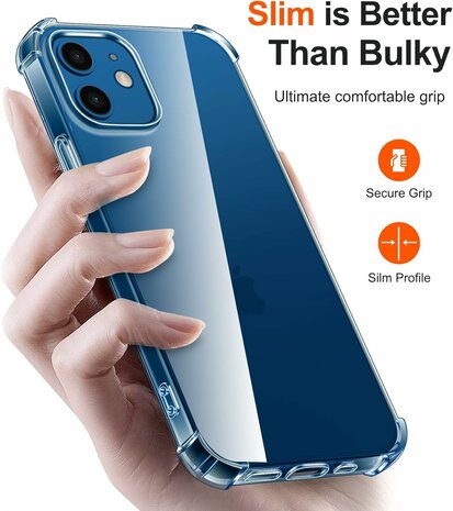 iPhone 11 - Anti Shock &amp; 2x Glas - Transparant