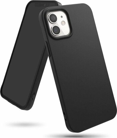 iPhone 12 Mini - Siliconen Back Cover - Zwart