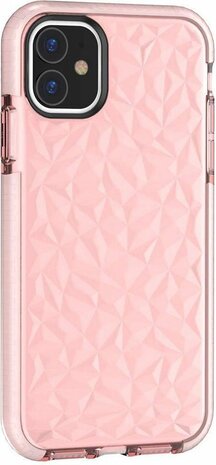 iPhone 11 - Crystal Back Cover - Roze