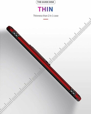 Samsung A51 - Armor met Kickstand Ring - Rood