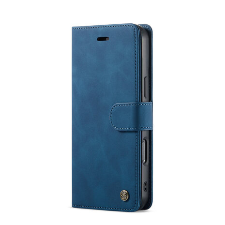 iPhone 16 Pro Max - Navy Blue - 2 in 1 Book Case