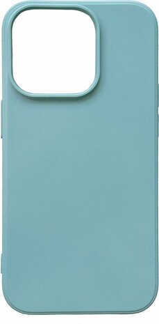 iPhone 14 Pro - Microfiber Back Cover - Turquoise