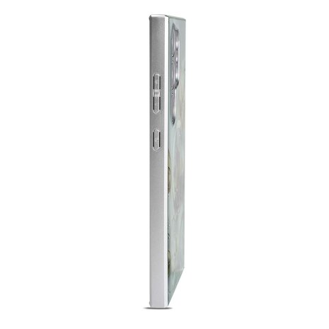 Samsung S24 Ultra Groen - MagSafe TPU Marmer