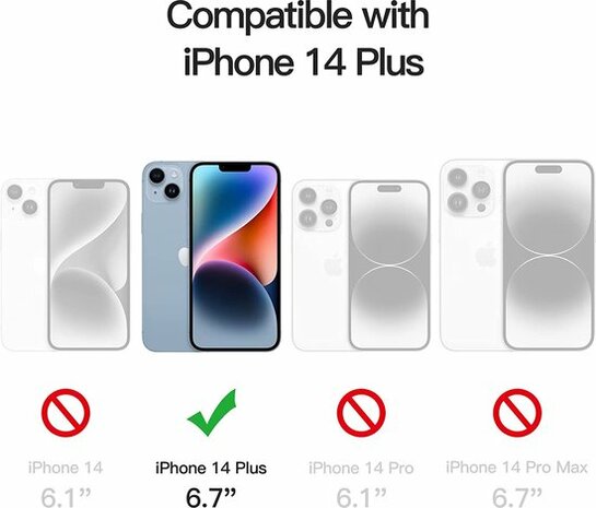 iPhone 14 Plus - Anti Shock - Vlinders