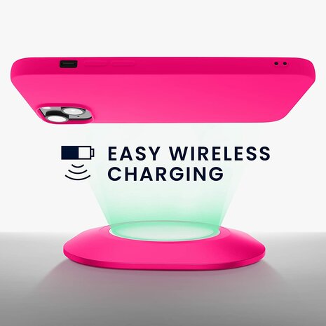 iPhone 14 Plus - Liquid Back Cover - Roze