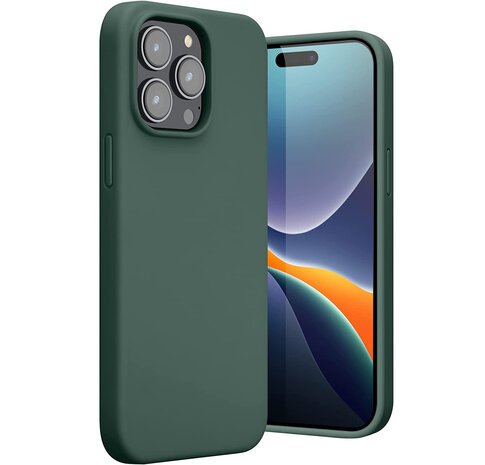 iPhone 14 Pro - Liquid Back Cover - Groen