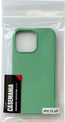 iPhone 13 Pro - HQ TPU Back Cover - Licht Groen