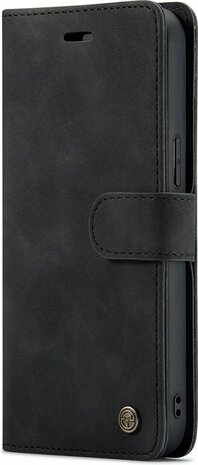 iPhone 14 Pro Charcoal Gray - 2 in 1 Book Case