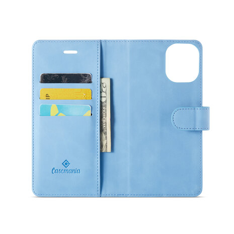 iPhone 16 Plus - Sky Blue - 2 in 1 Book Case