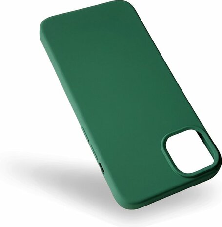 iPhone 14 Plus - HQ TPU Back Cover - Donker Groen