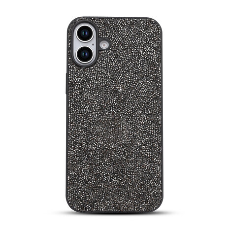 iPhone 16 Plus - Diamant Glitter - Zilver