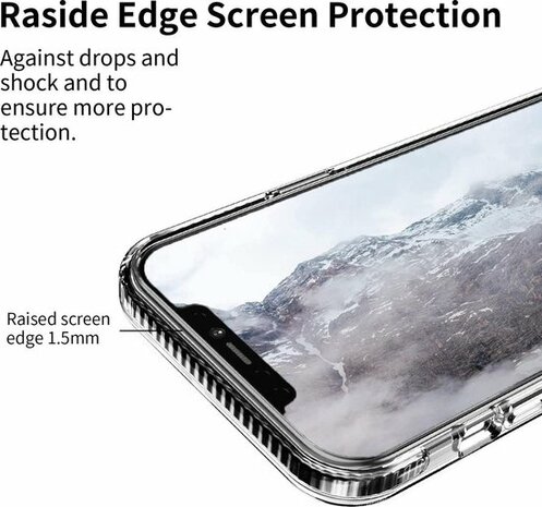 iPhone 11 Pro Max Zwart - Gel Armor Back Cover