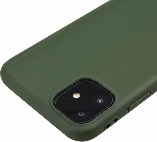 iPhone 11 - Back Cover &amp; 2X Glas - Groen