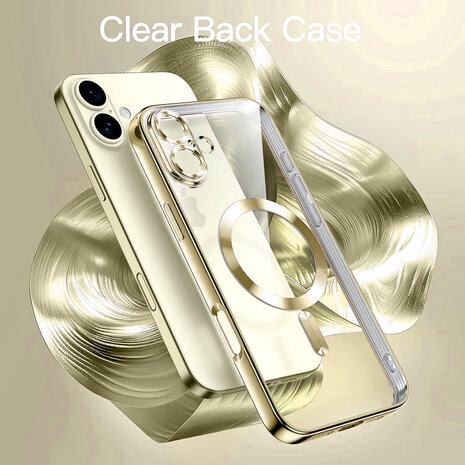 iPhone 16 - Goud - Siliconen MagSafe Back Cover