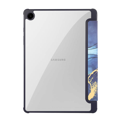 Samsung Tab A9 Plus - Marmer Blauw - Smart Cover
