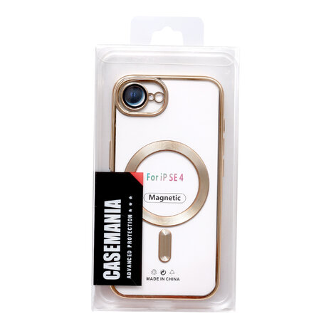 iPhone 16e - Goud - Siliconen MagSafe Back Cover