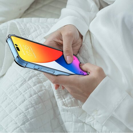 iPhone 15 Pro - Anti Shock &amp; 2x Glas - Transparant