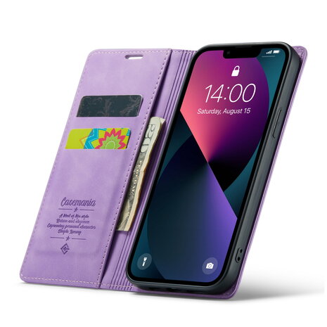 iPhone 11 - Book Case - Bright Lila