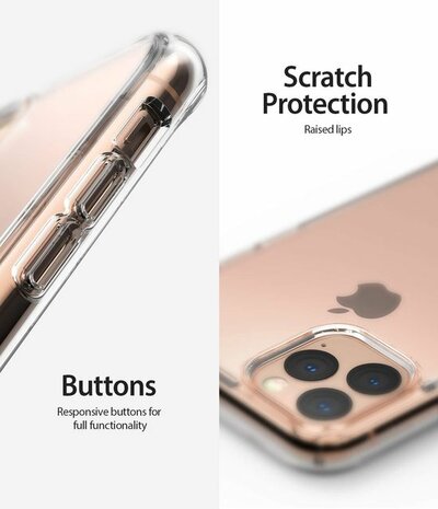 iPhone 11 Pro Max - Siliconen Back Cover - Transparant
