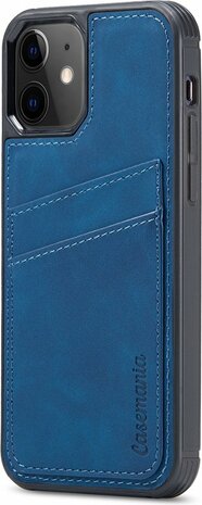 iPhone 13 Pro - Back Cover met Kaarthouder - Navy Blue