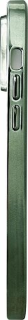 iPhone 12 - Glitter Cam Back Cover - Groen