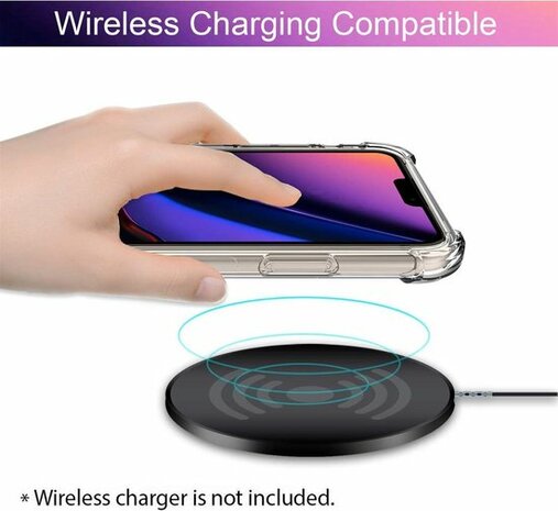 iPhone 11 Pro Max - Anti Shock &amp; 2X Glas - Transparant