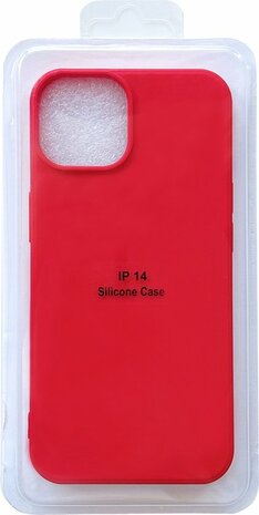 iPhone 14 Plus - Microfiber Back Cover - Rood