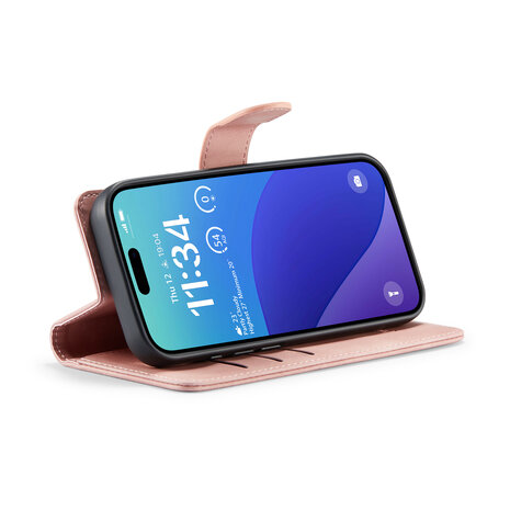 iPhone 16 Pro - Pale Pink - 2 in 1 Book Case