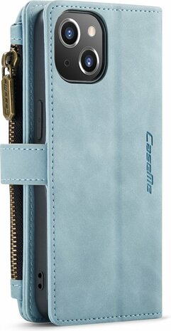 iPhone 13 Mini Aqua Blue - Book Case met Rits