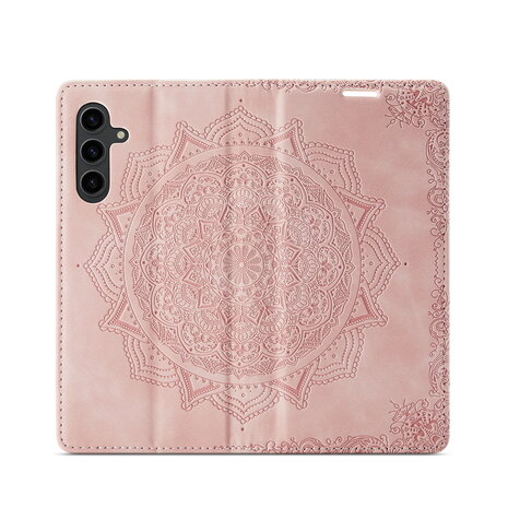 Samsung A14 Pale Pink - Mandala Book Case
