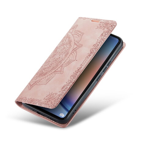 Samsung A14 Pale Pink - Mandala Book Case