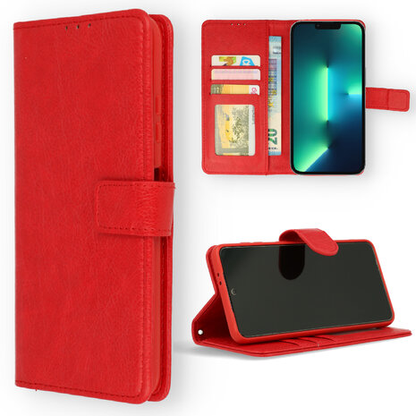 iPhone 13 Mini - Book Case - Rood