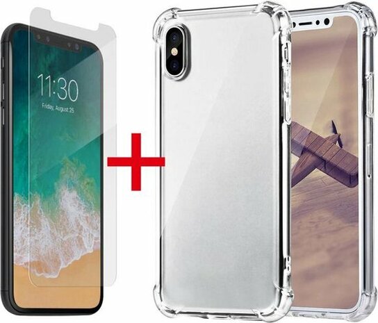 iPhone XR - Anti Shock &amp; Glas - Transparant