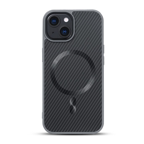 iPhone 13 Mini - Grijs - Carbon MagSafe Back Cover