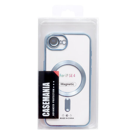 iPhone 16e - Blauw - Siliconen MagSafe Back Cover
